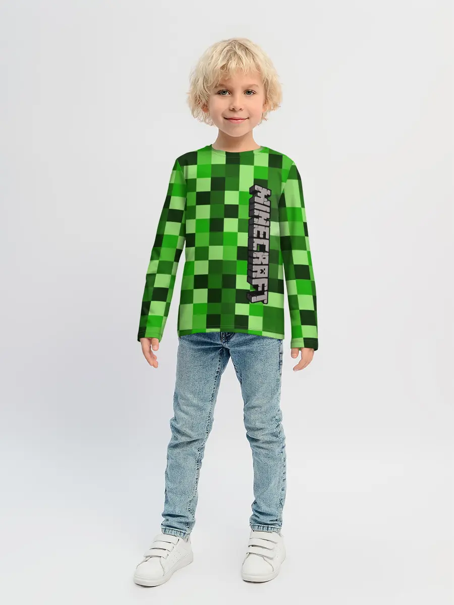 Детский лонгслив / MINECRAFT