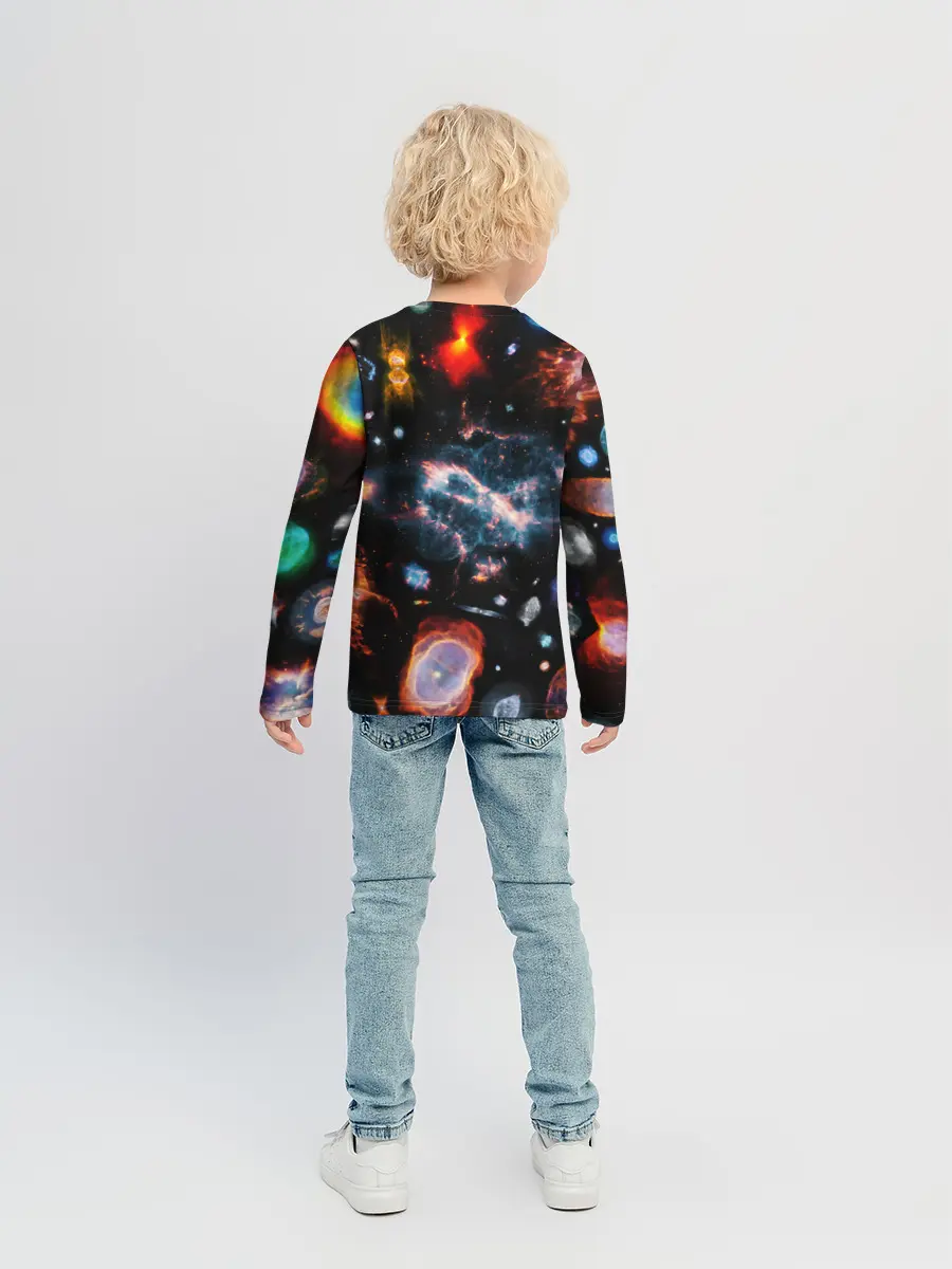 Детский лонгслив / КОСМОС