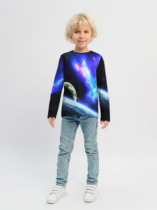 Детский лонгслив / ЗЕМЛЯ