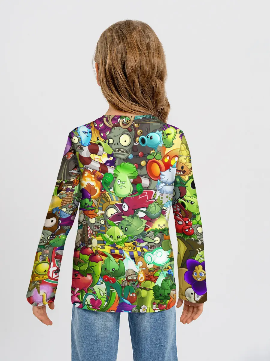 Детский лонгслив / Plants vs Zombies