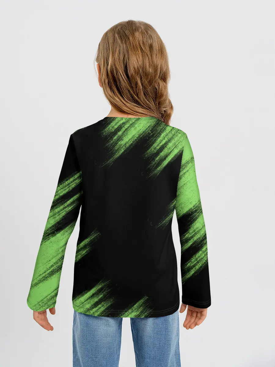 Детский лонгслив / Luigis Mansion