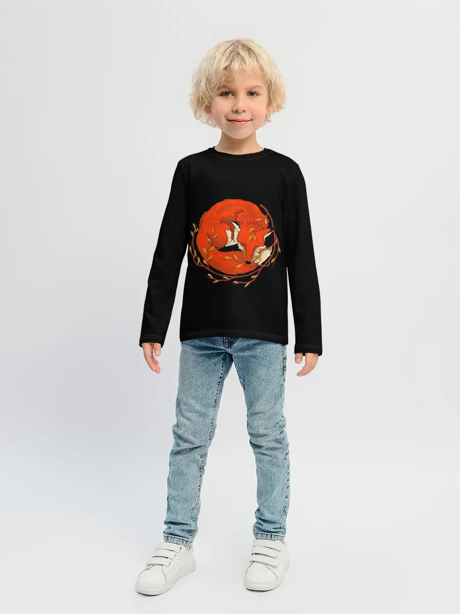 Детский лонгслив / Лиса