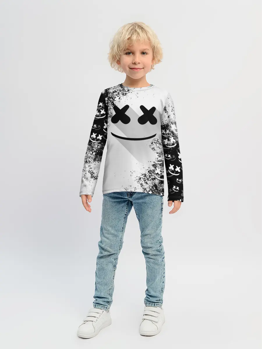 Детский лонгслив / Marshmello