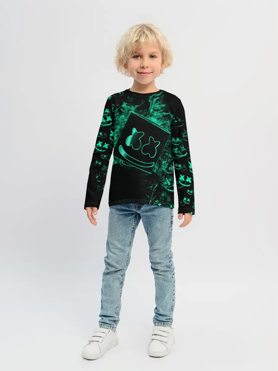 Детский лонгслив / Marshmello