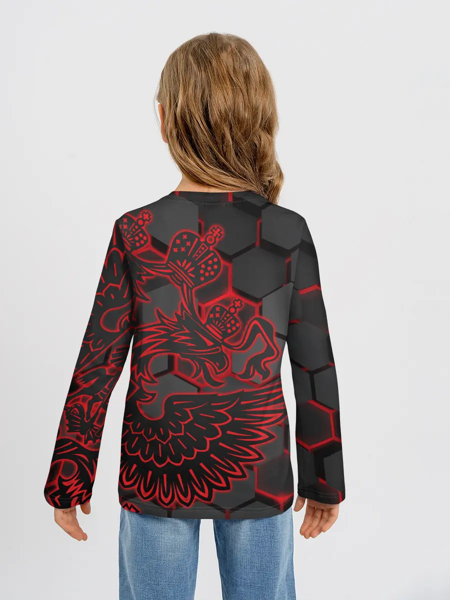 Детский лонгслив / Хоккей