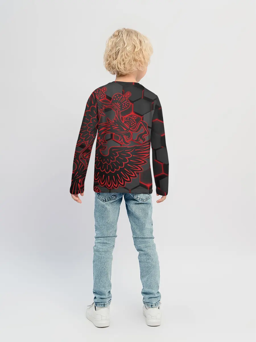 Детский лонгслив / Хоккей