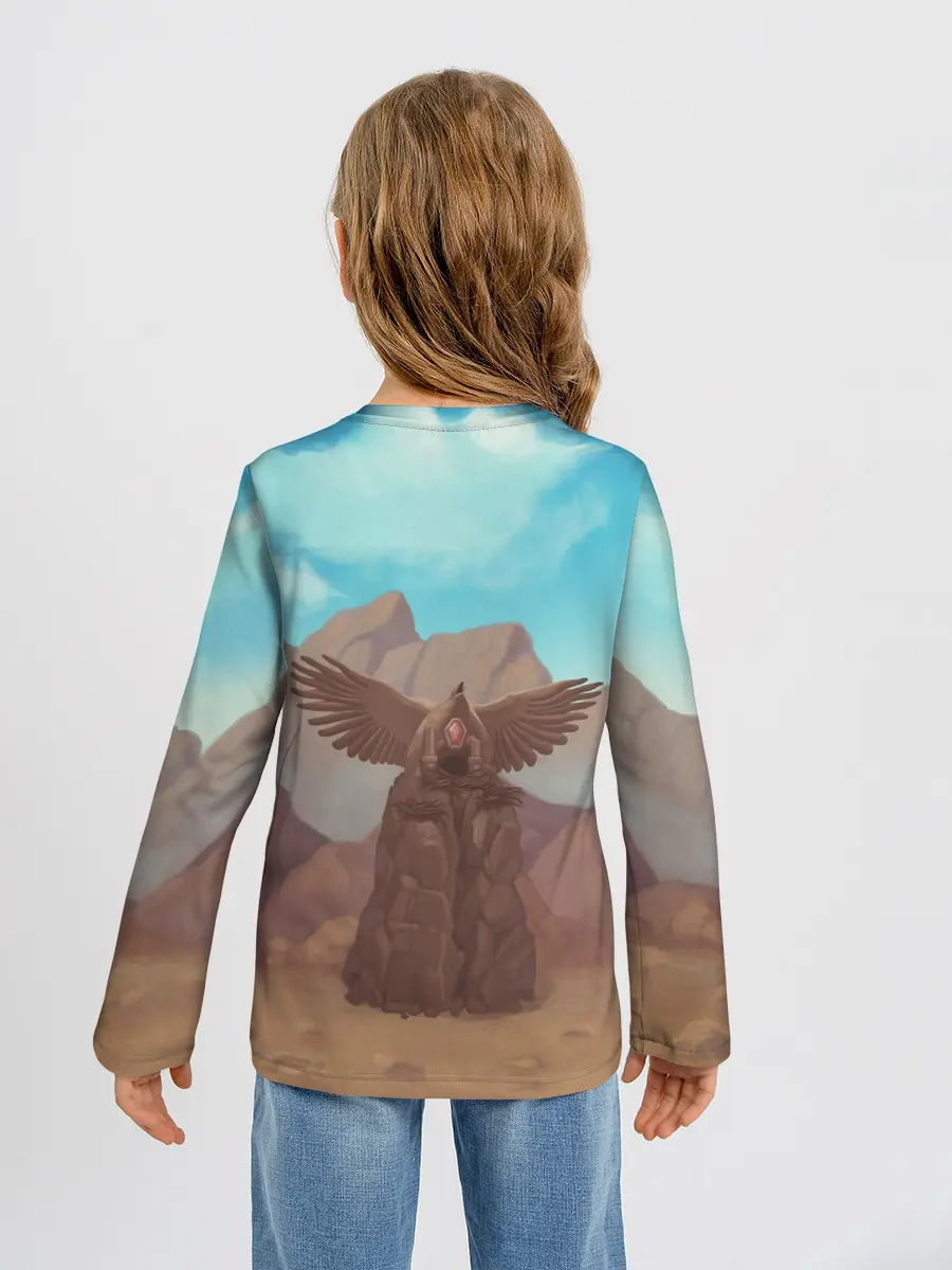 Детский лонгслив / Сэр Троглодит - Варвар