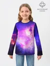 Детский лонгслив / КОСМИЧЕСКИЕ КРАСКИ