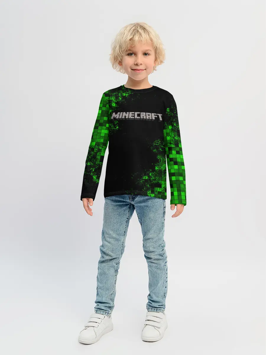 Детский лонгслив / MINECRAFT