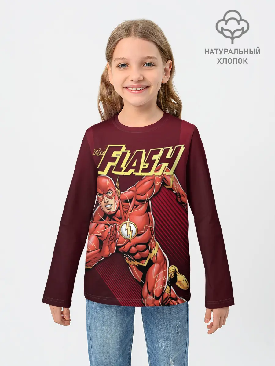Детский лонгслив / The Flash