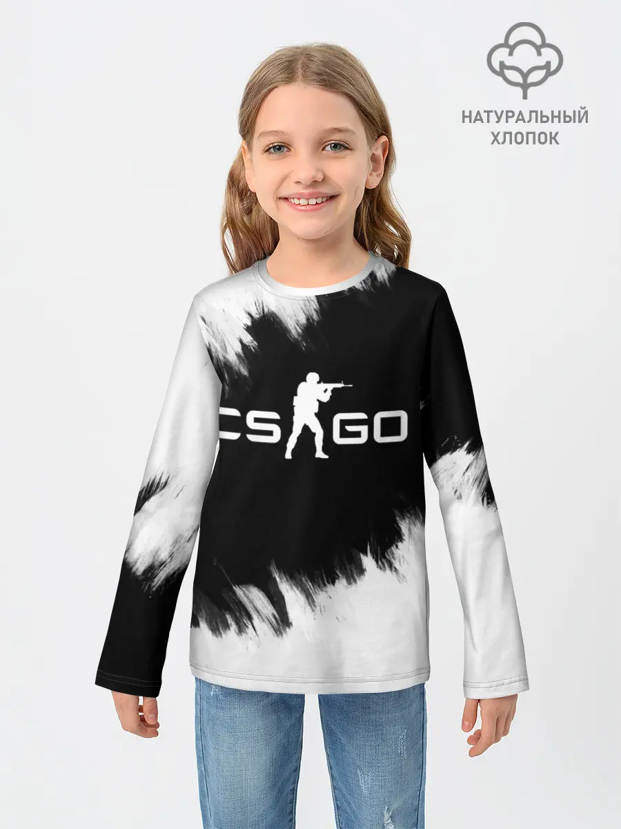 Детский лонгслив / CS:GO BW