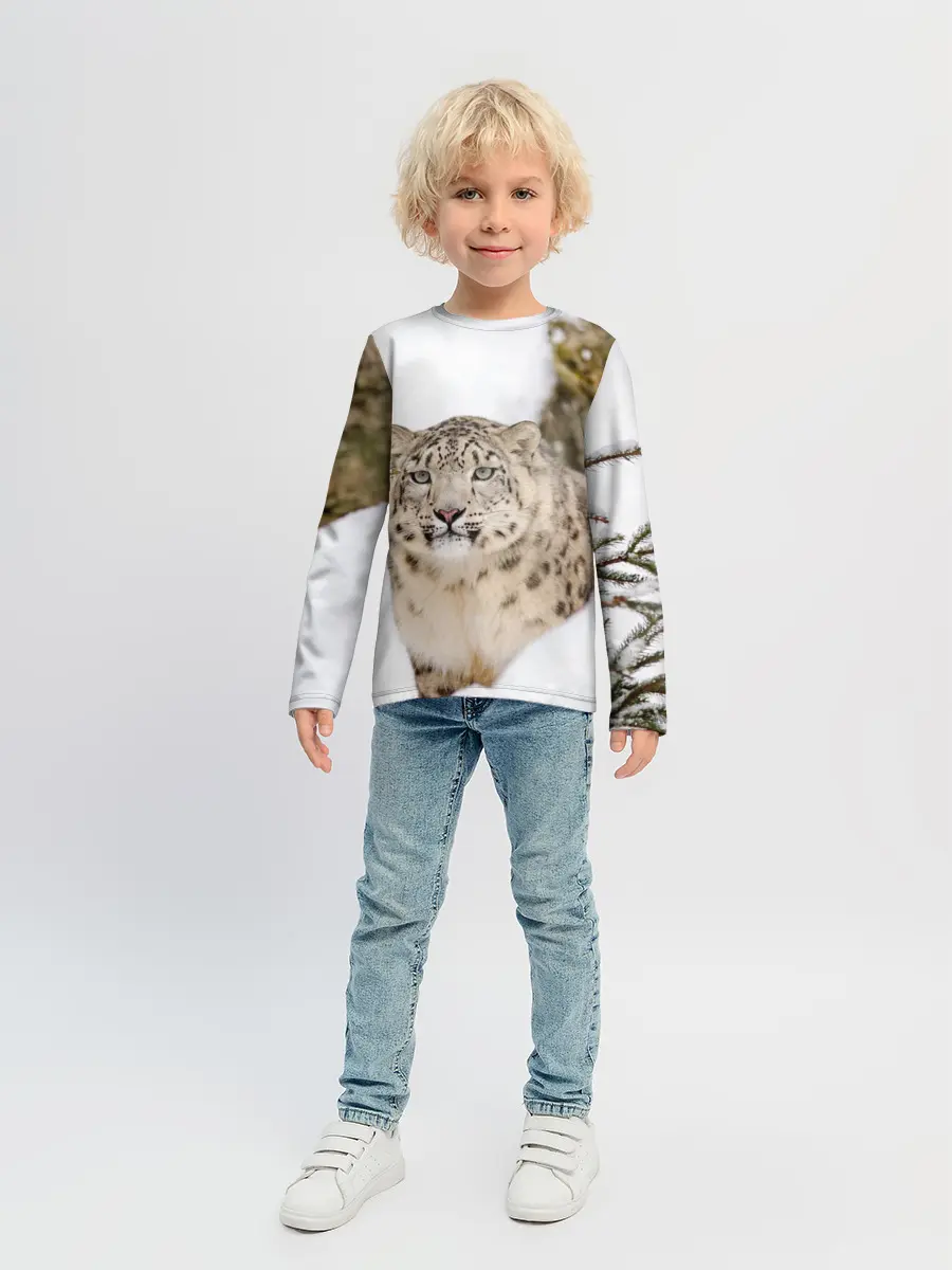 Детский лонгслив / Ирбис
