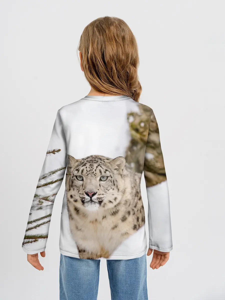 Детский лонгслив / Ирбис