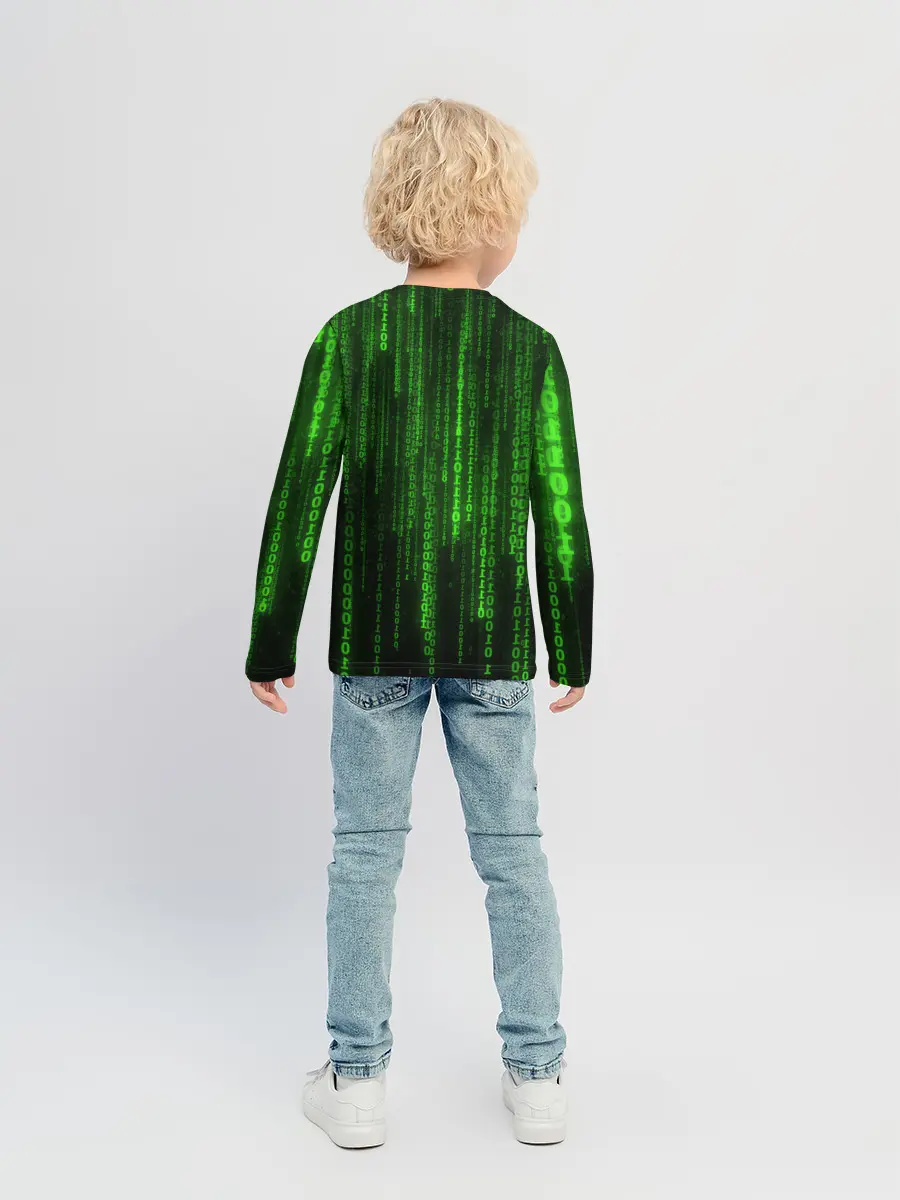 Детский лонгслив / Компьютерный язык