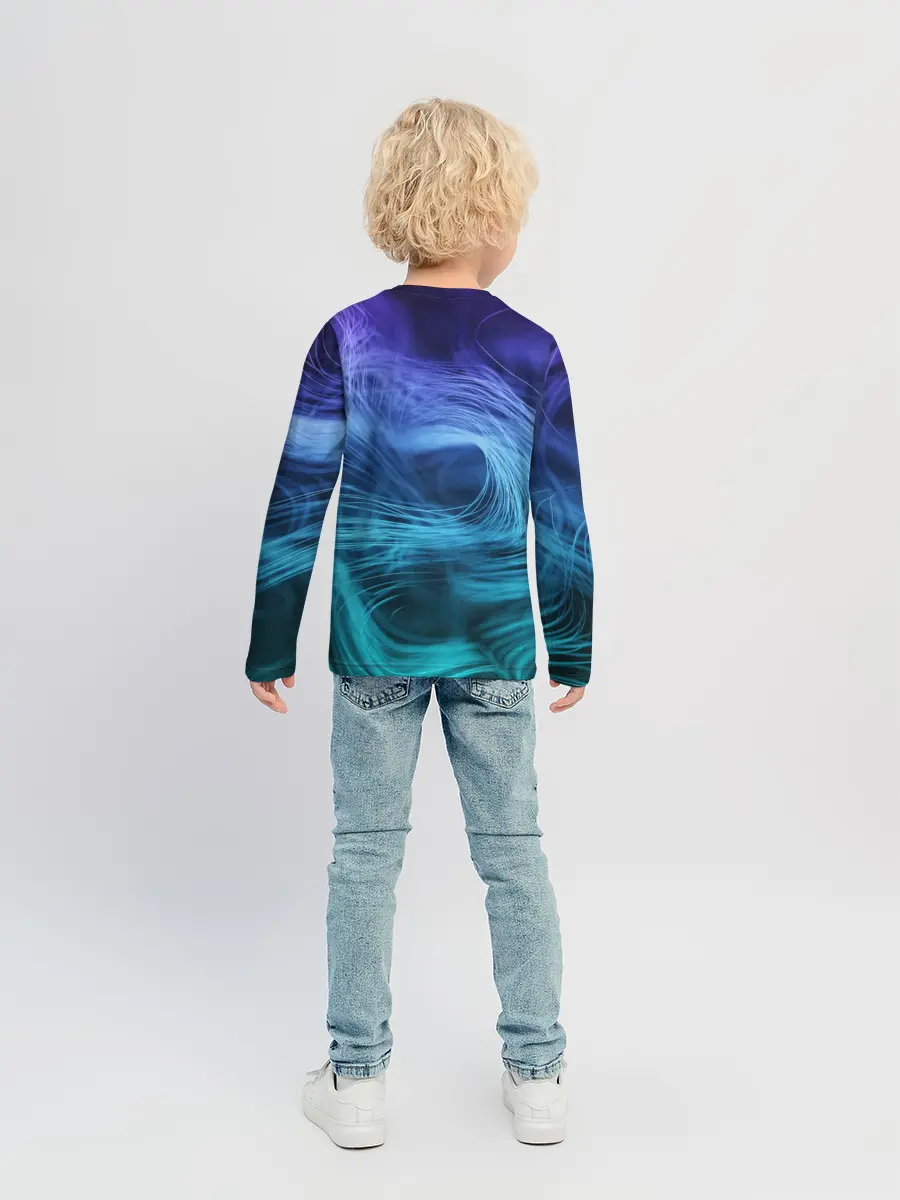 Детский лонгслив / Линии материи