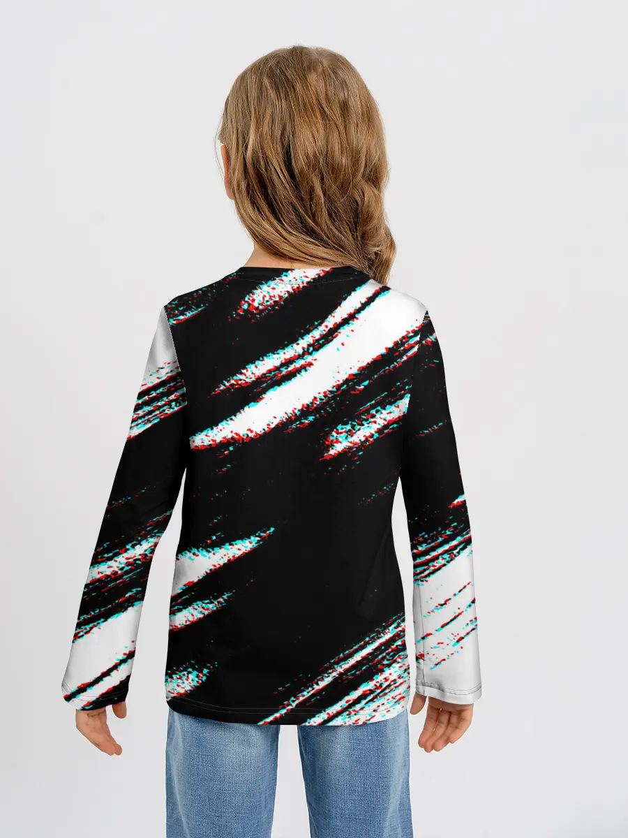 Детский лонгслив / Samurai | Glitch.