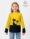 Детский лонгслив / Гордый кот.