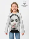 Детский лонгслив / kitty face