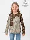 Детский лонгслив / Кофейные зёрна