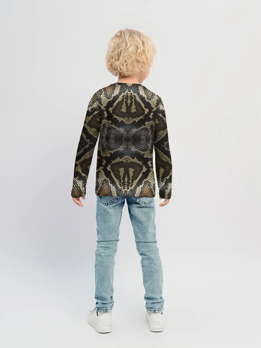 Детский лонгслив / Snakeskin