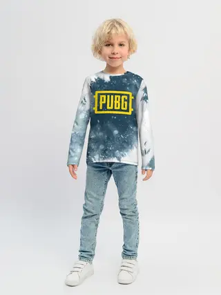 Детский лонгслив / PUBG BW