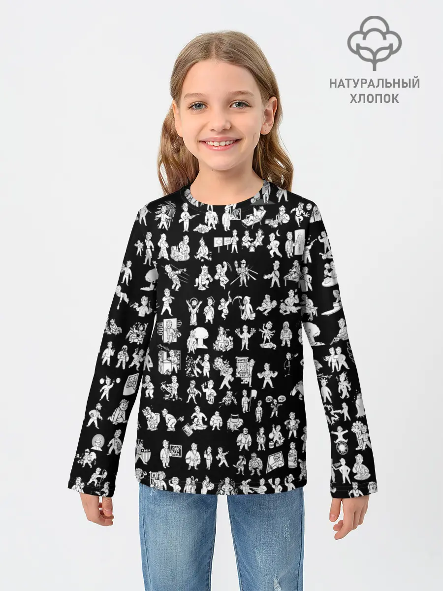 Детский лонгслив / FALLOUT BLACK