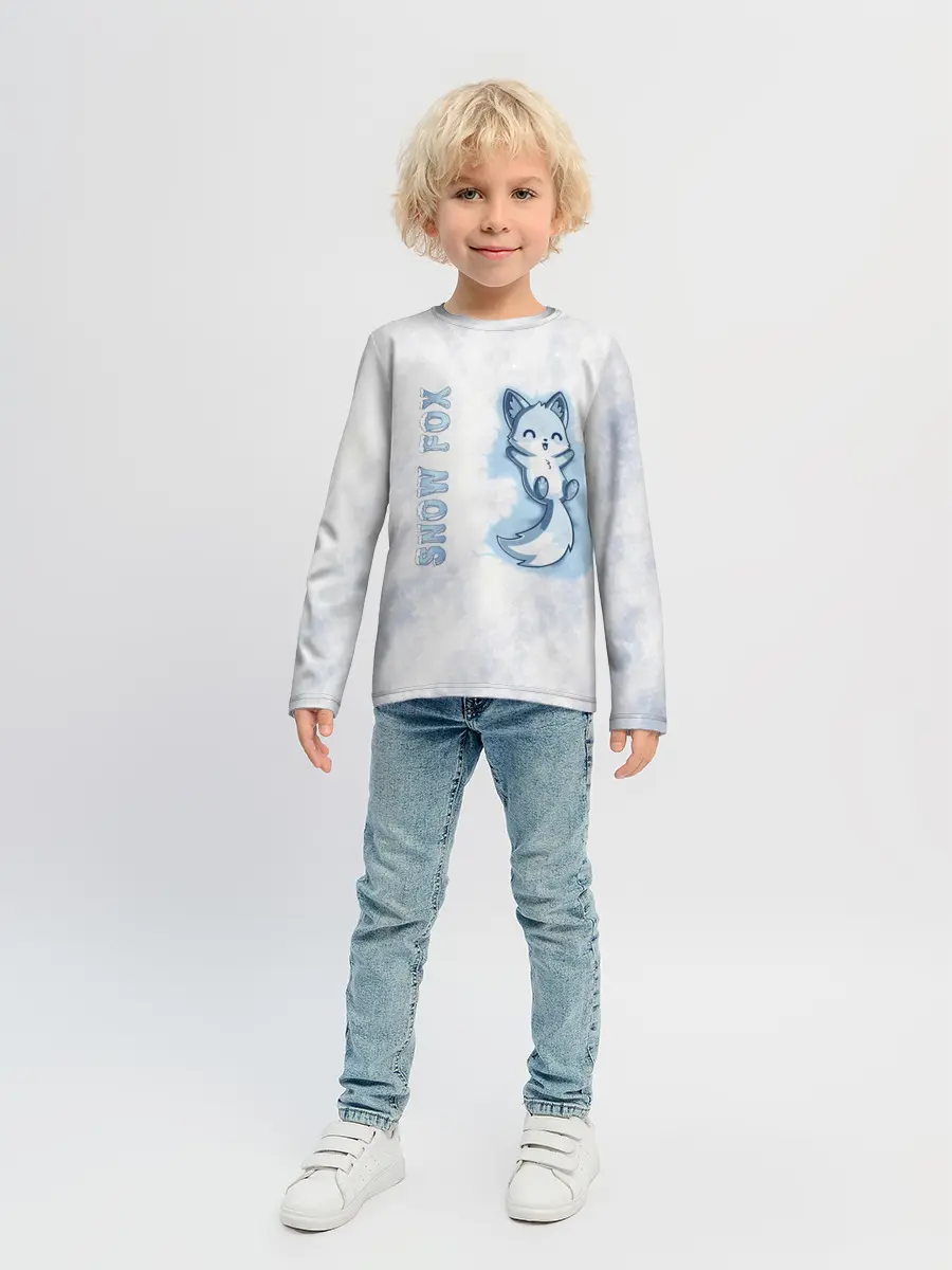 Детский лонгслив / Snow fox