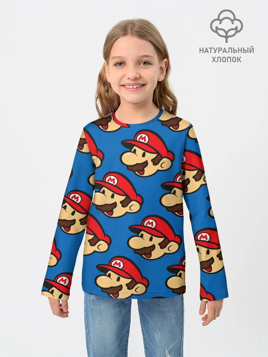 Детский лонгслив / MARIO EXCLUSIVE