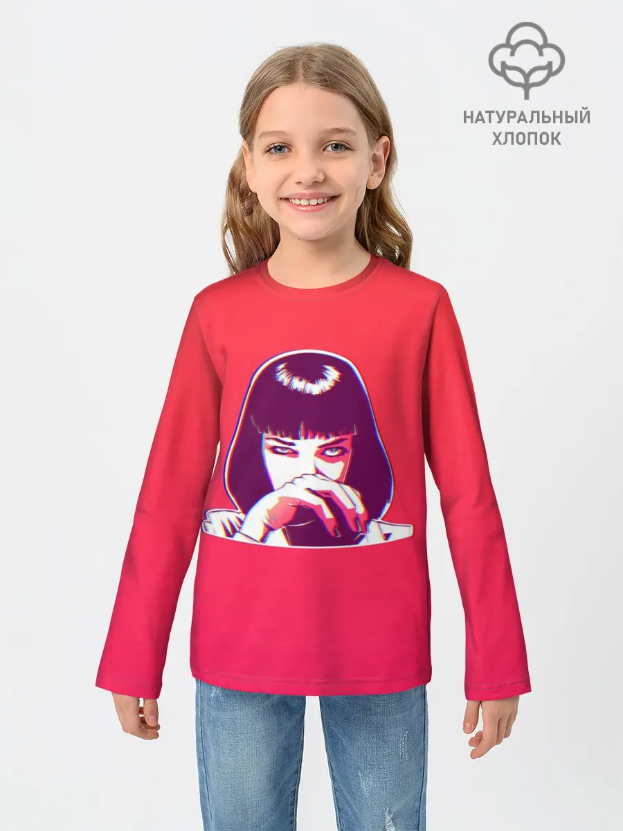 Детский лонгслив / MIA GLITCH Gradient