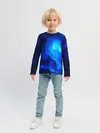Детский лонгслив / СИНИЙ КОСМОС