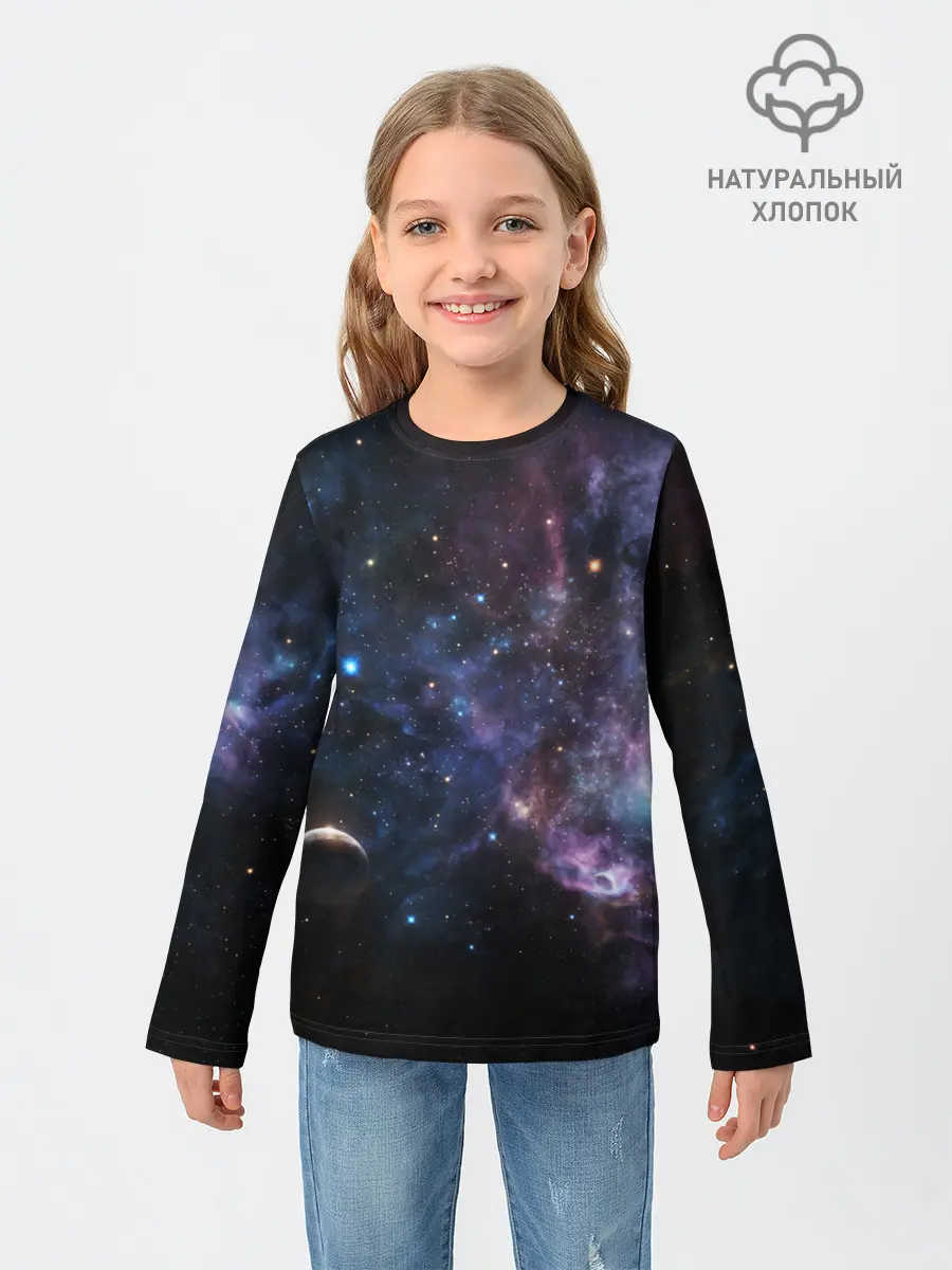 Детский лонгслив / Звезды