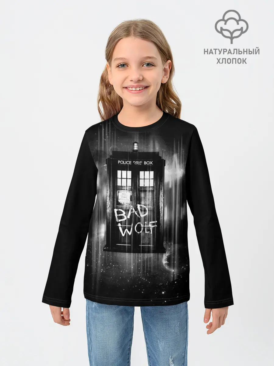 Детский лонгслив / Doctor Who