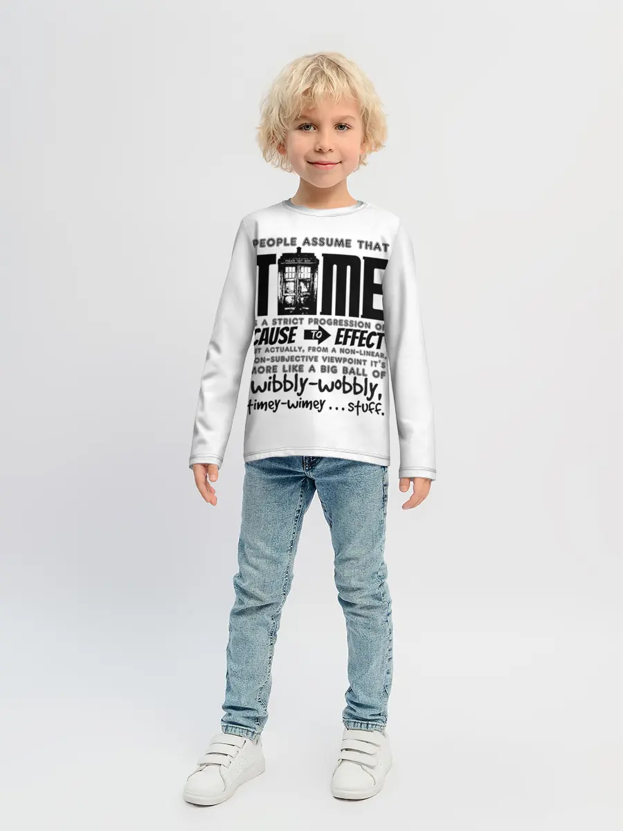 Детский лонгслив / Doctor Who