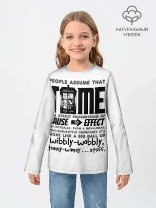 Детский лонгслив / Doctor Who