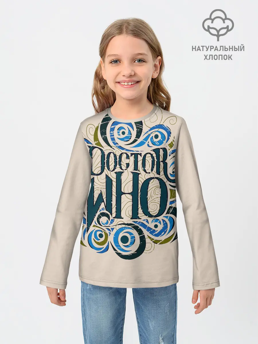 Детский лонгслив / Doctor Who