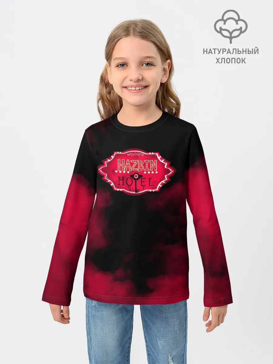 Детский лонгслив / Hazbin Hotel