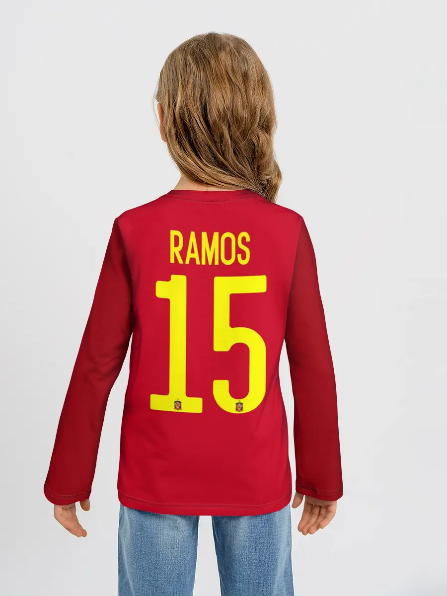 Детский лонгслив / Ramos home EURO 2020