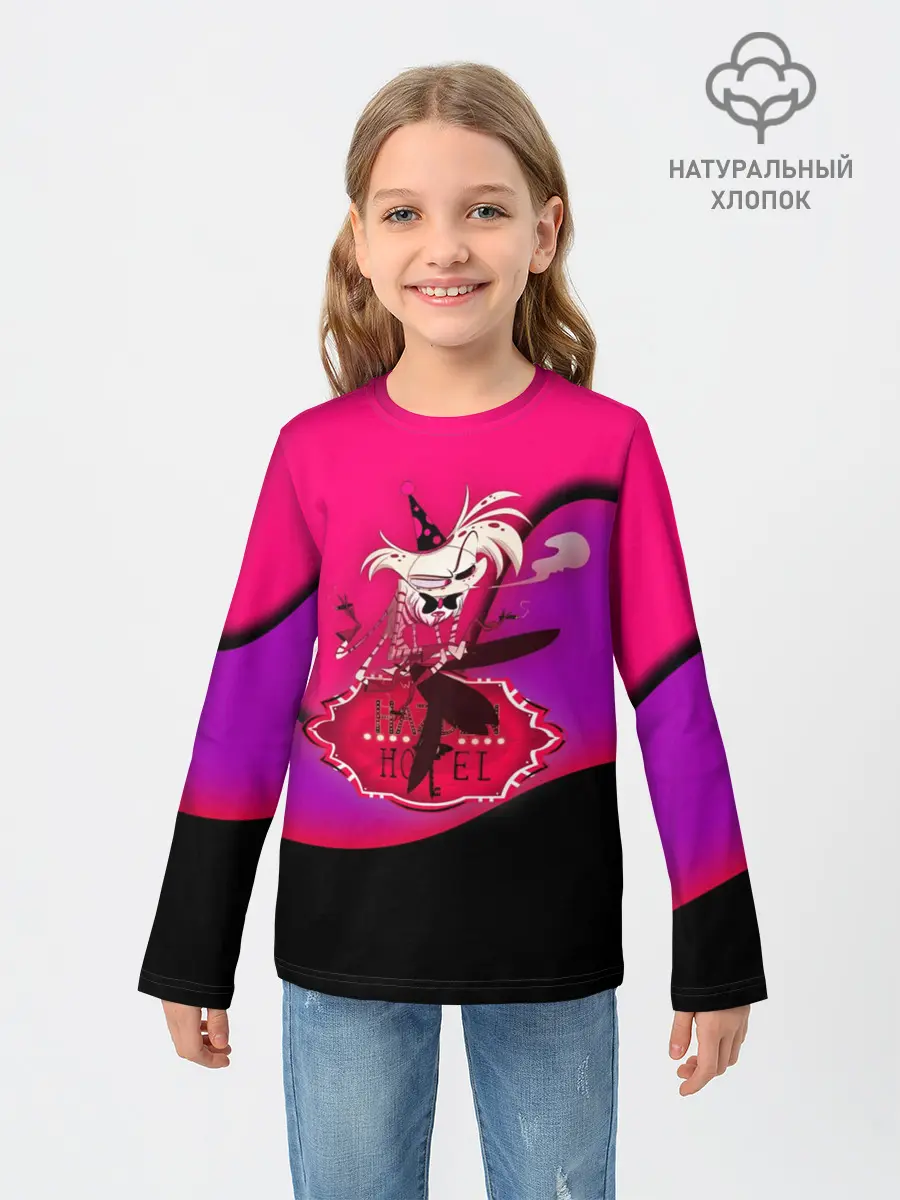 Детский лонгслив / Hazbin Hotel