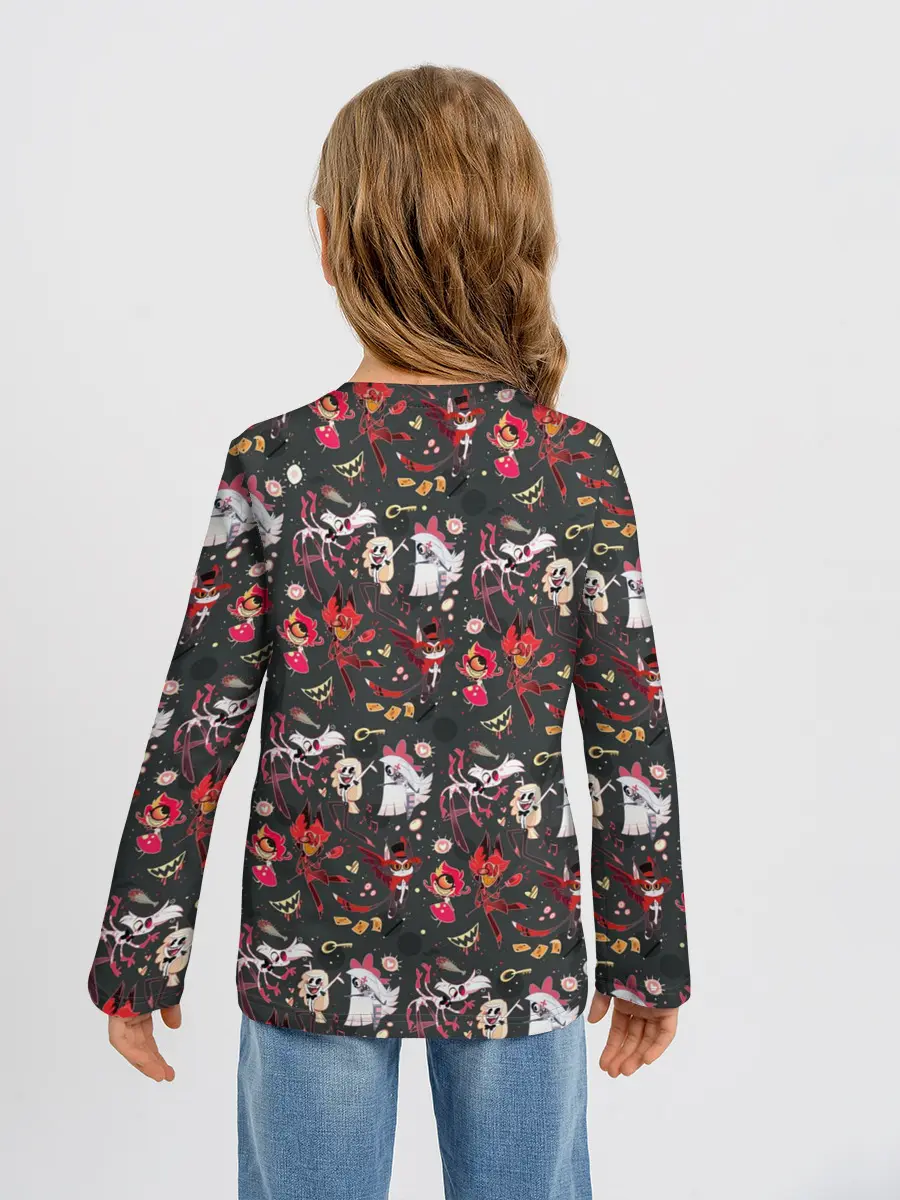 Детский лонгслив / Hazbin Hotel