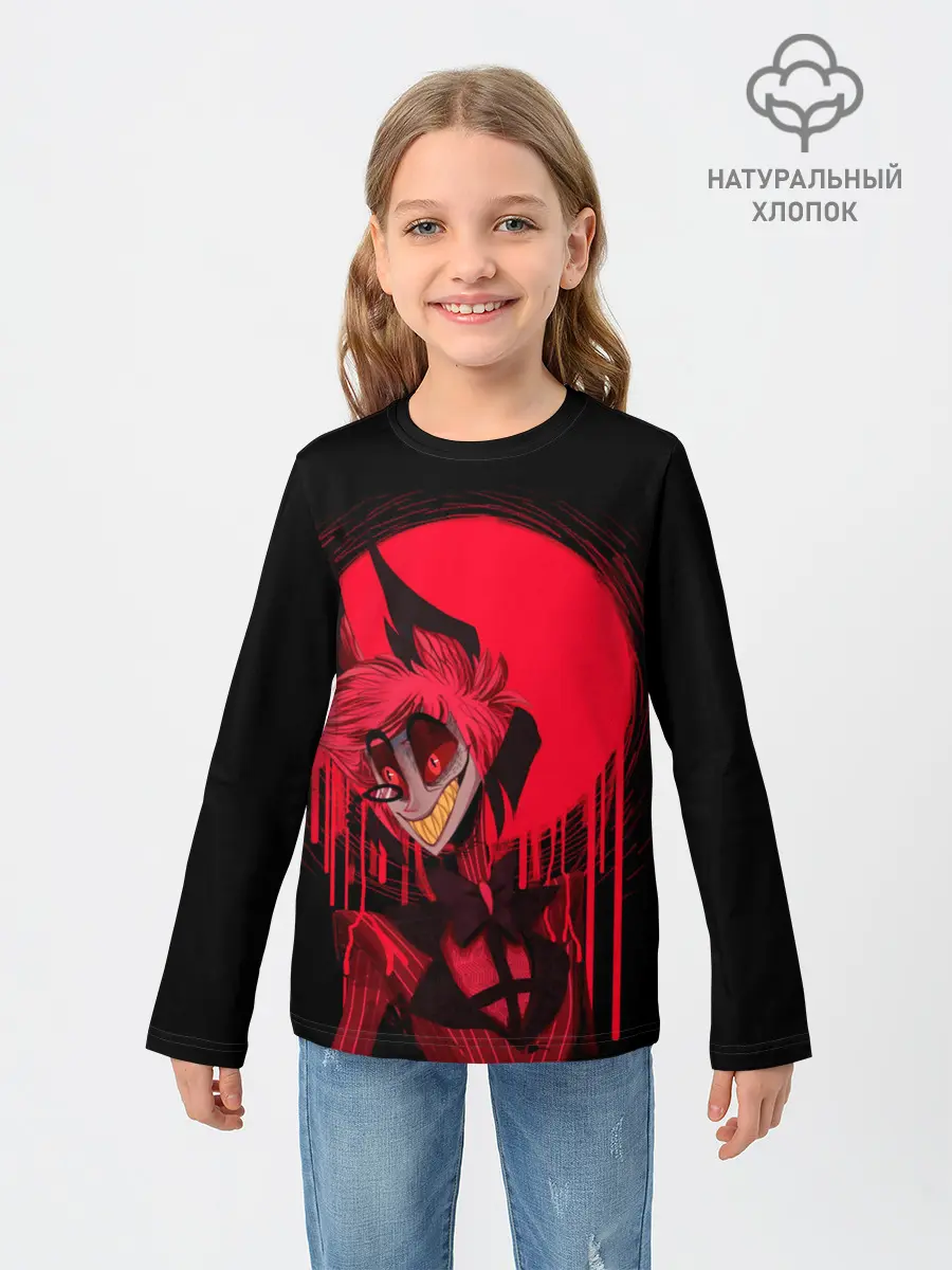 Детский лонгслив / Hazbin Hotel