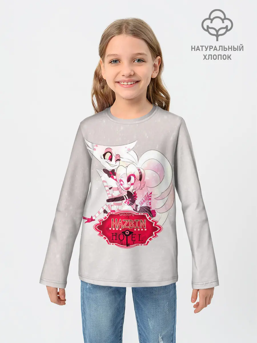 Детский лонгслив / Hazbin Hotel