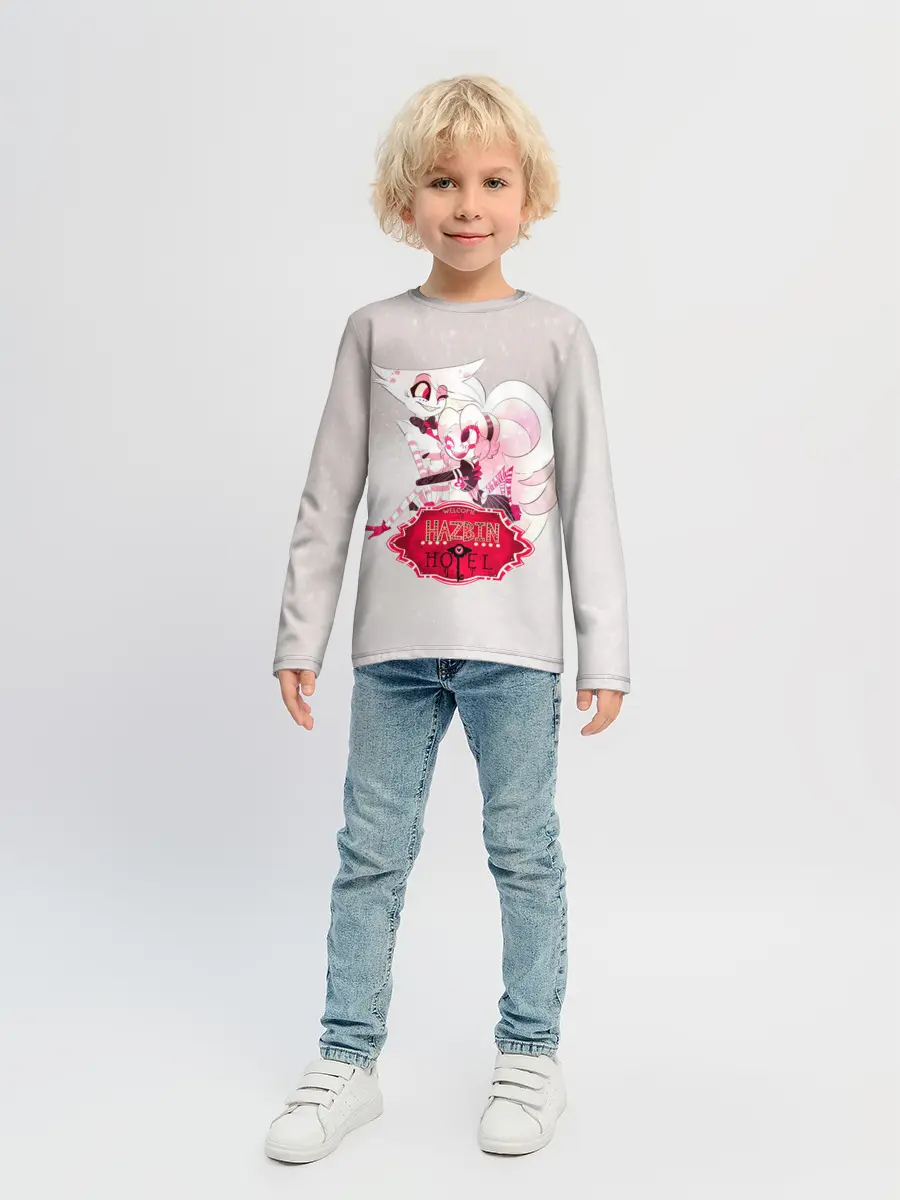 Детский лонгслив / Hazbin Hotel