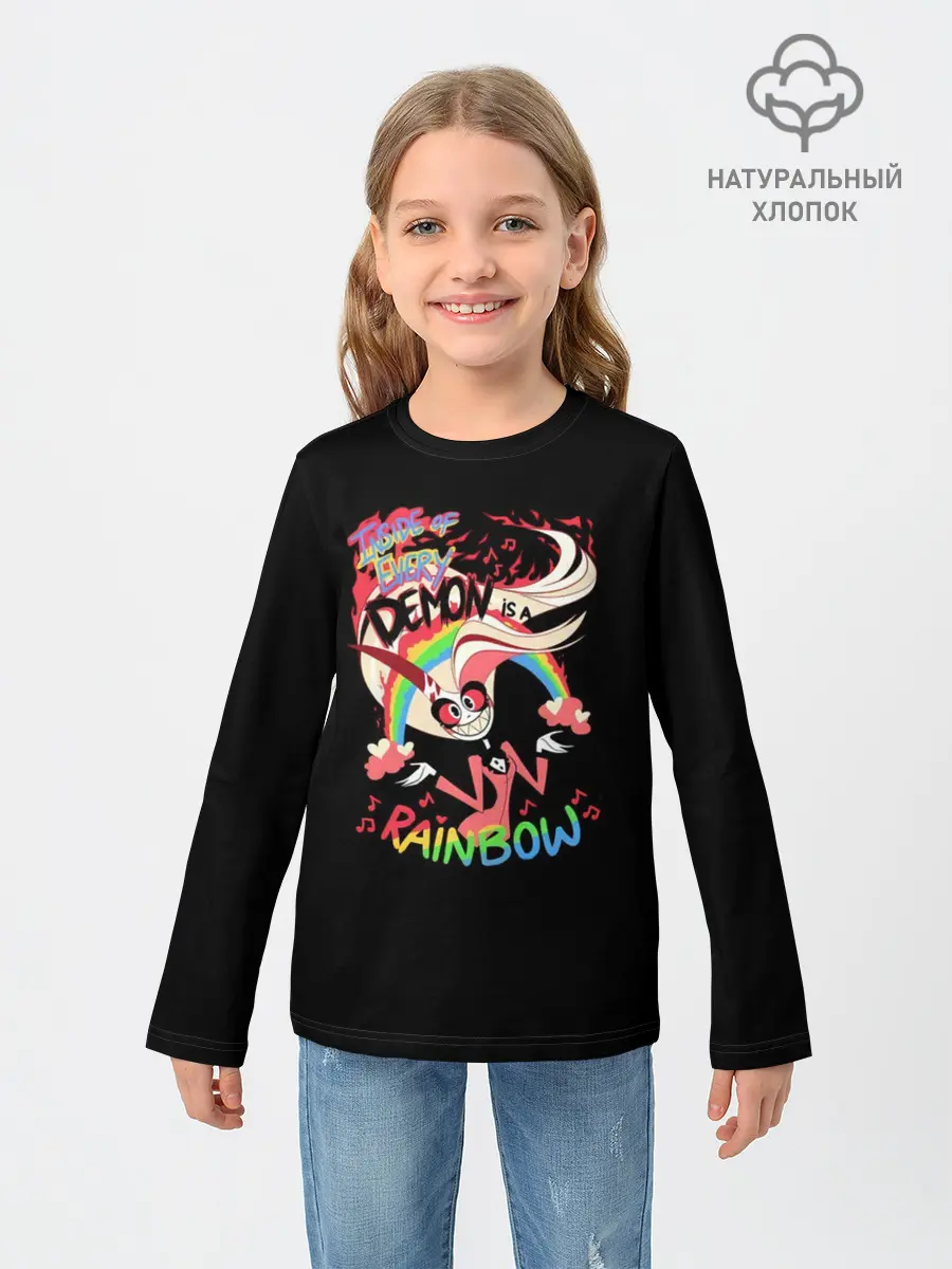 Детский лонгслив / Отель Хазбин