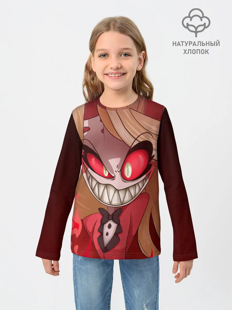 Детский лонгслив / Hazbin Hotel