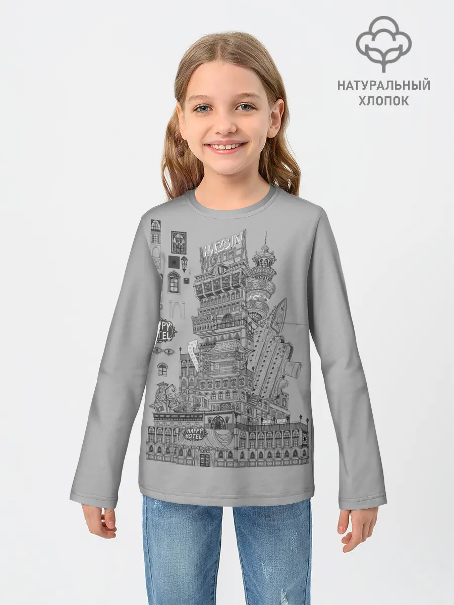 Детский лонгслив / Hazbin Hotel