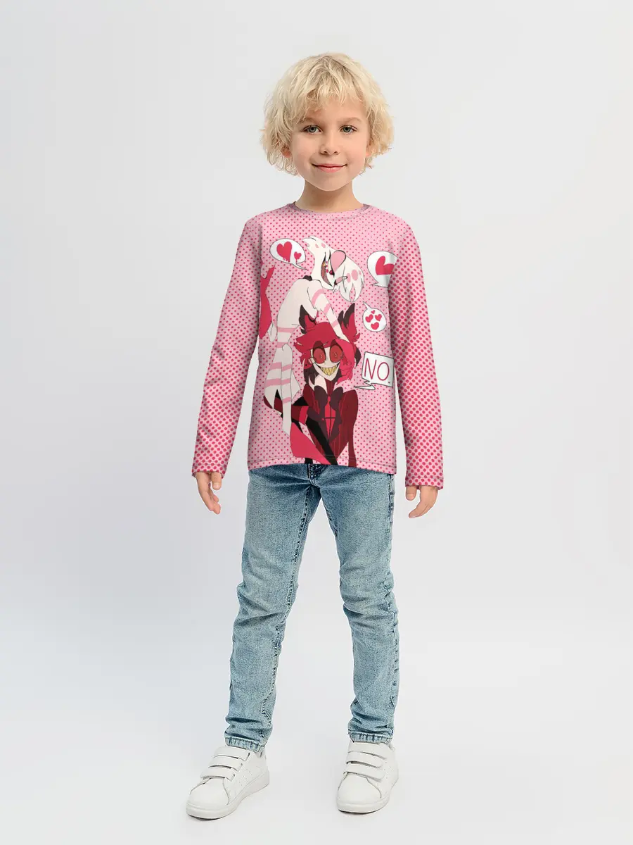 Детский лонгслив / Hazbin Hotel