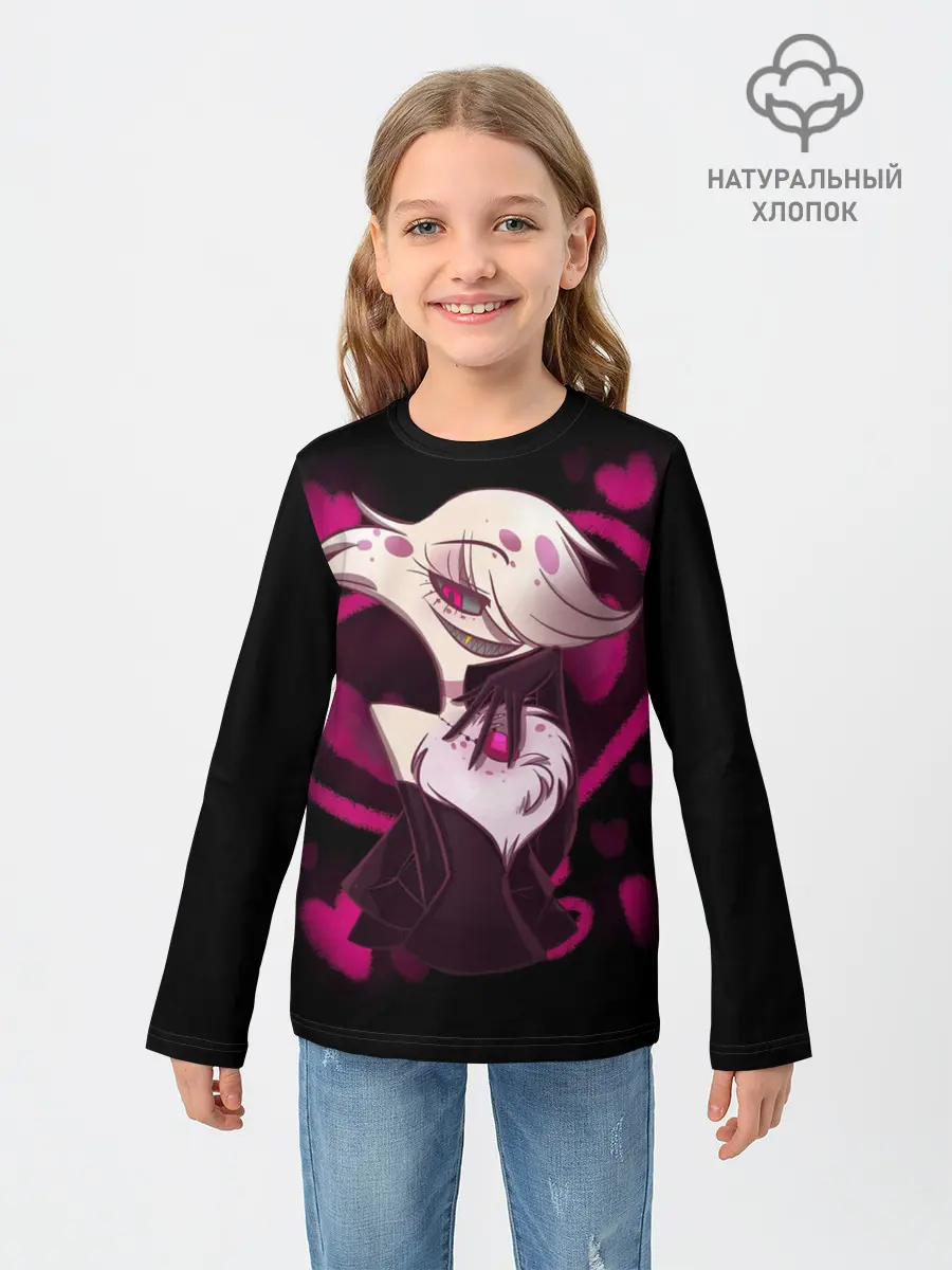 Детский лонгслив / Hazbin Hotel