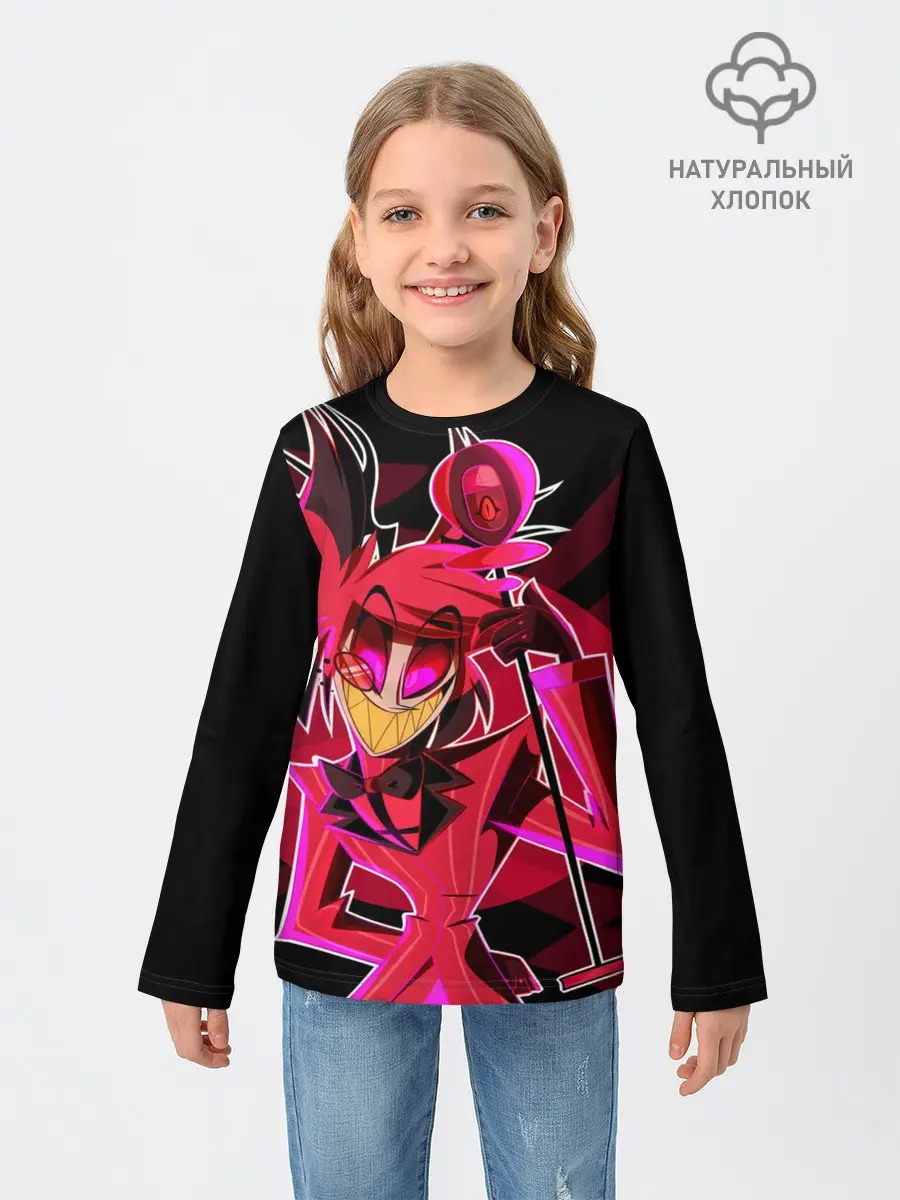 Детский лонгслив / Отель хазбин