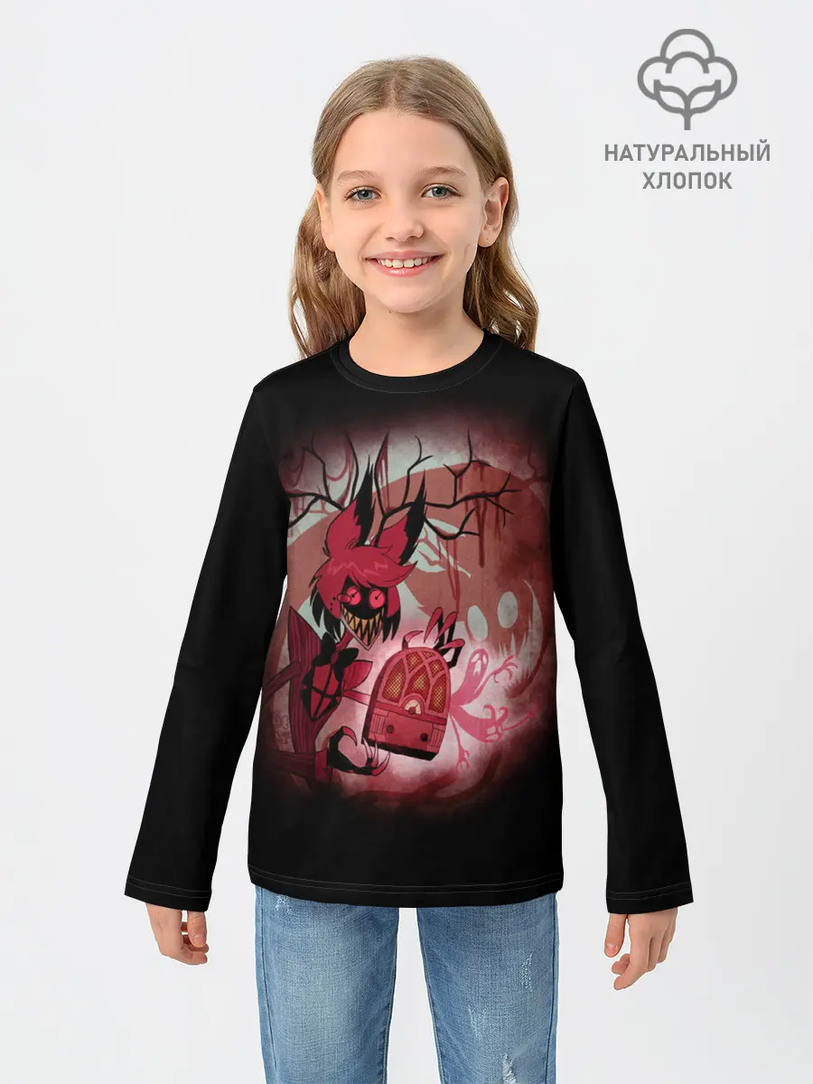 Детский лонгслив / Hazbin Hotel