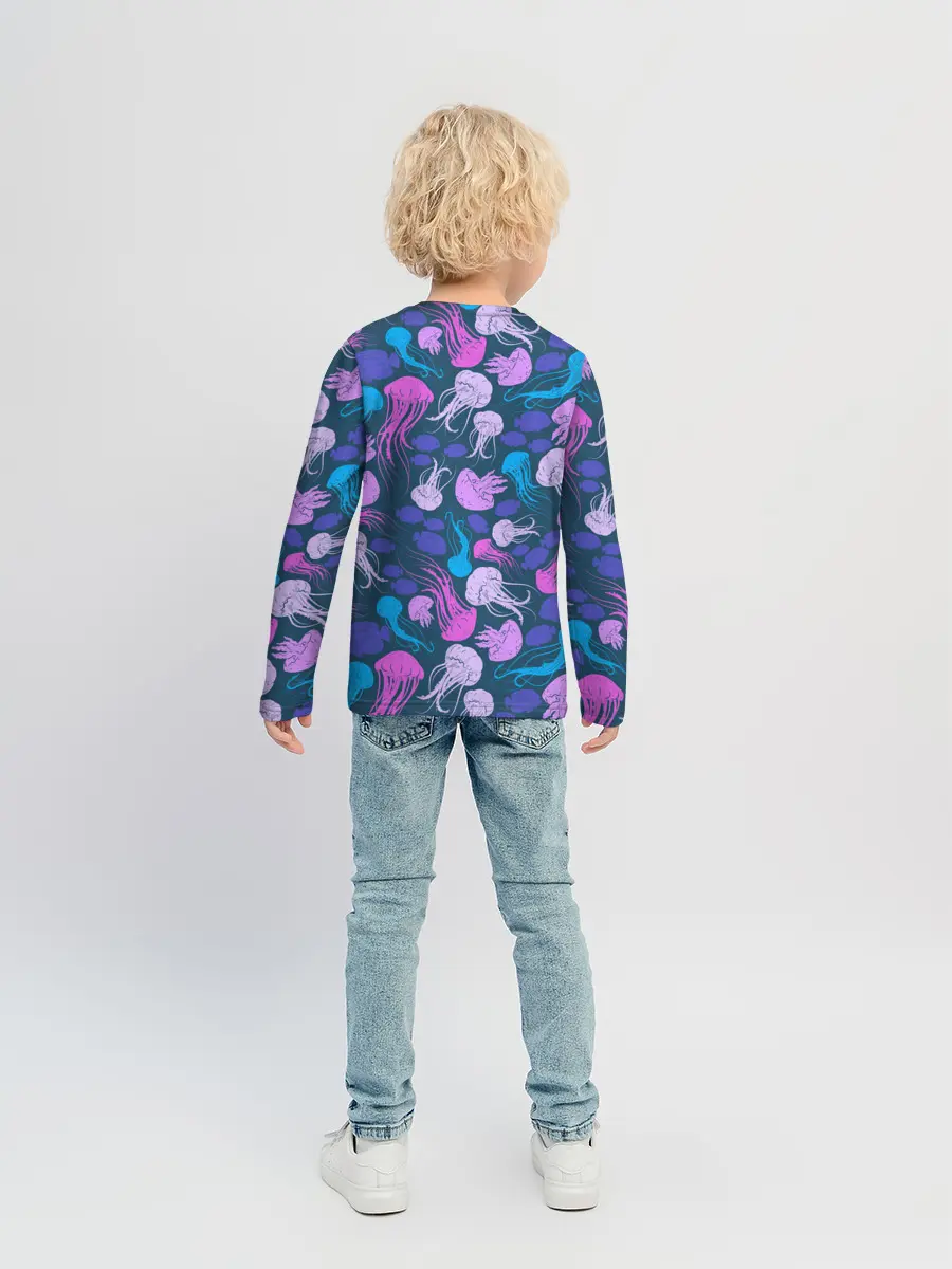 Детский лонгслив / Медузы